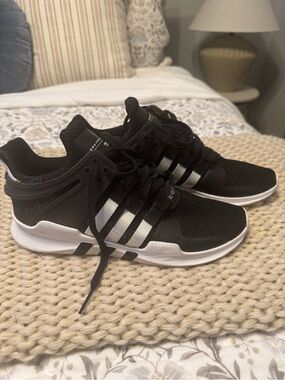 Adidas Black Knit Shoes